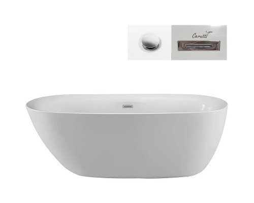 Акриловая ванна Ceruttispa Como 150x75 СT9900 без гидромассажа