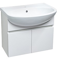 Тумба под раковину Runo Лада 50 00-00001366 подвесная Белая