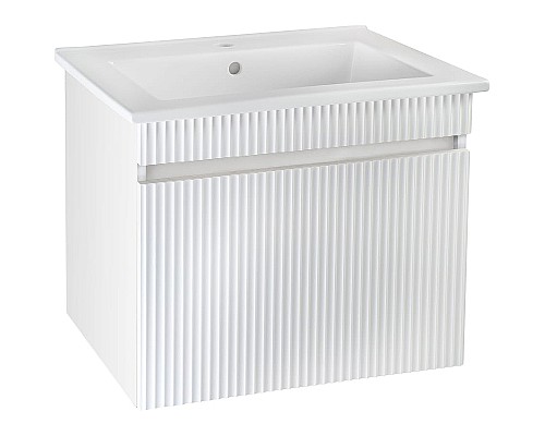 Тумба под раковину Runo Модена 75 00-00002200 подвесная Белая