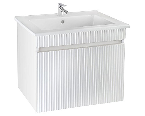 Тумба под раковину Runo Модена 75 00-00002200 подвесная Белая