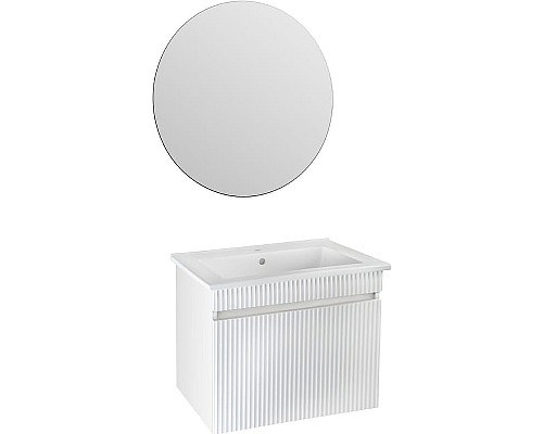 Тумба под раковину Runo Модена 75 00-00002200 подвесная Белая
