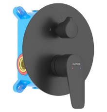 Смеситель для душа Aquatek Бетта Черный матовый