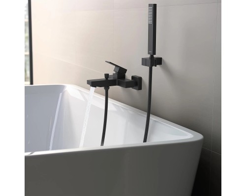 Смеситель для ванны Aquatek Либра AQ1649MB Черный матовый