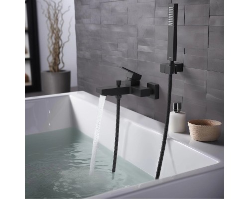 Смеситель для ванны Aquatek Либра AQ1649MB Черный матовый