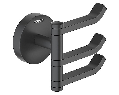 Тройной крючок Aquatek Бетта AQ4632MB Черный матовый