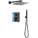 Душевая система Aquatek Лира AQ1472MB Черная матовая