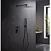 Душевая система Aquatek Лира AQ1472MB Черная матовая