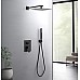 Душевая система Aquatek Лира AQ1472MB Черная матовая