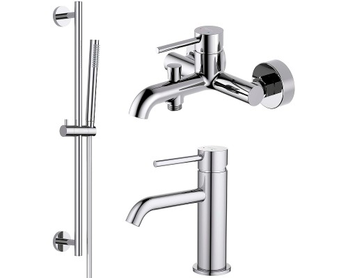 Комплект смесителей Aquatek Европа AQ1330CR Хром