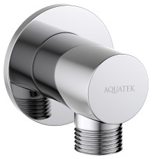 Шланговое подключение Aquatek Хром