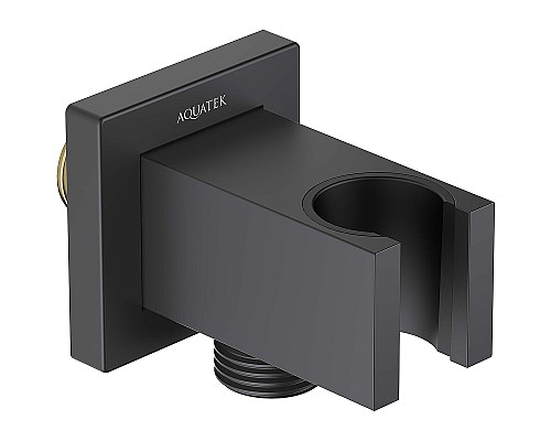Шланговое подключение Aquatek AQ2463MB Черное матовое