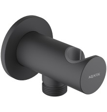Шланговое подключение Aquatek Черное матовое