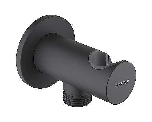 Шланговое подключение Aquatek AQ2464MB Черное матовое