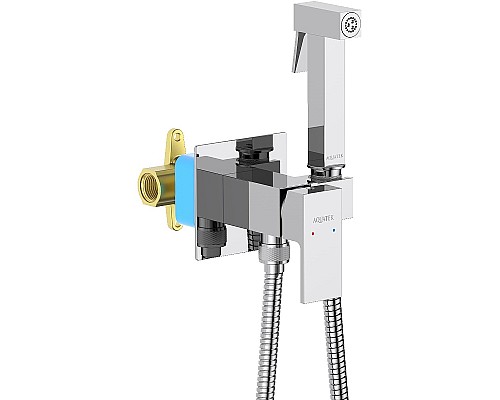 Гигиенический душ со смесителем Aquatek Либра AQ1022CR Хром