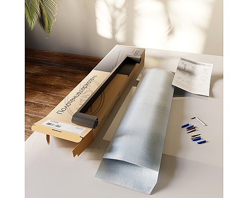 Полотенцедержатель Altasan Лотос ЛТ60ЧМ Черный матовый