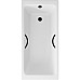 Чугунная ванна Delice Parallel 150x70 DLR220503RB с черными матовыми ручками без антискользящего покрытия
