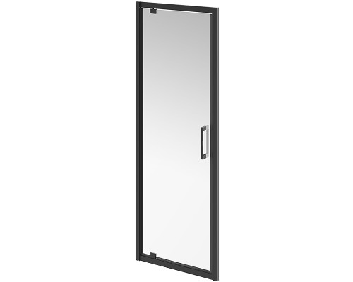 Душевая дверь Kerama Marazzi Vetro 70 профиль Черный матовый стекло прозрачное