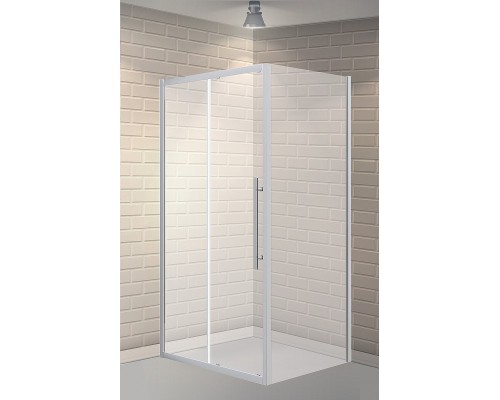 Душевой уголок Esbano Flex 120x80 профиль Хром стекло прозрачное