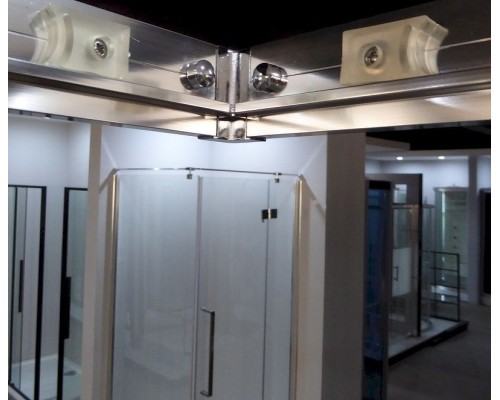 Душевой уголок Esbano Flex 120x80 профиль Хром стекло прозрачное