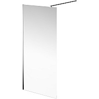 Душевая перегородка Kerama Marazzi Vetro 90 VE.90.WI.CR профиль Хром стекло прозрачное
