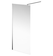 Душевая перегородка Kerama Marazzi Vetro 90 VE.90.WI.CR профиль Хром стекло прозрачное