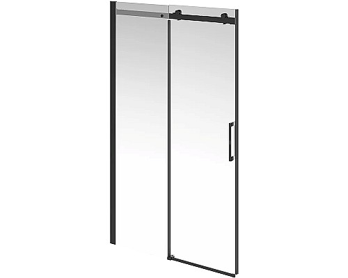 Душевая дверь Kerama Marazzi Cristallo 120 CT.120.SD.BLK.M профиль Черный матовый стекло прозрачное Душевая дверь Kerama Marazzi Cristallo 120 CT.120.SD.BLK.M профиль Черный матовый стекло прозрачное