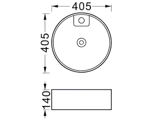 Раковина Aquatek Европа 40 AQ5212-MG Серая матовая