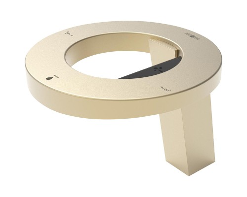 Сушилка для рук со смесителем и дозатором для жидкого мыла Nofer Concept 01901.GD Золото матовое