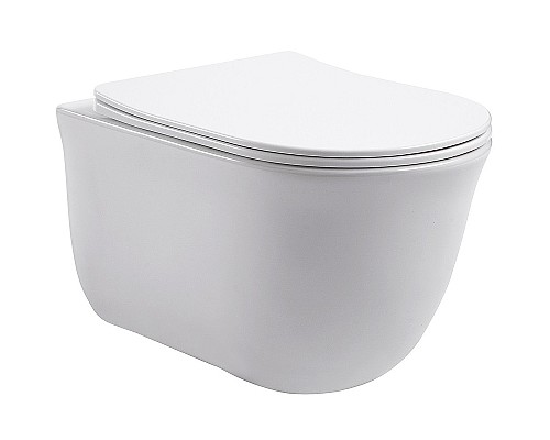 Комплект унитаза с инсталляцией Aquatek Set Aquatek Классик-010 4в1 с сиденьем Микролифт и клавишей смыва Хром глянцевый