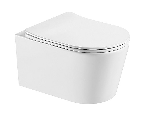 Комплект унитаза с инсталляцией Aquatek Set Aquatek Оберон T KDI18 с сиденьем Микролифт  и клавишей смыва Хром глянцевый