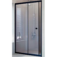 Душевая дверь Radomir Вита 130 1-63-6-0-0-1090 профиль Черный стекло прозрачное