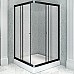 Душевой уголок Radomir Дрим 110x90 R 1-03-6-2-0-1220 профиль Черный стекло прозрачное