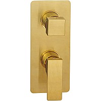 Смеситель для душа Remer Absolute AU92BG Золото брашированное