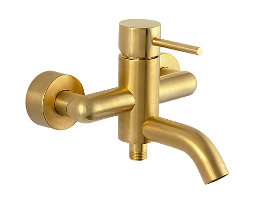 Смеситель для ванны Remer X-Style X05BG Золото брашированное