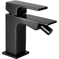 Смеситель для биде Remer Absolute AU20CFP Черный брашированный хром