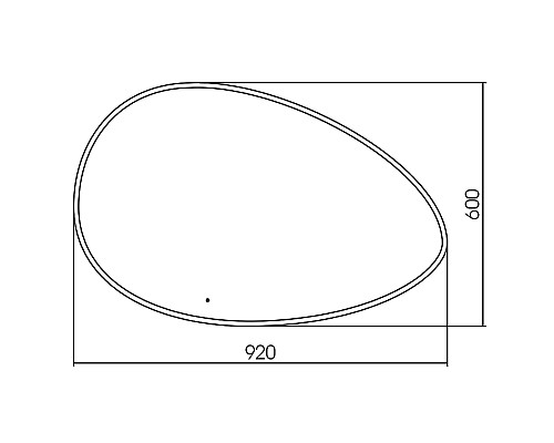 Зеркало Silver Mirrors Omega 92 LED-00002556 с подсветкой с бесконтактным выключателем