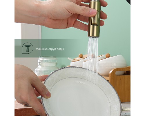 Смеситель для кухни Splenka S204.49.03 Золото матовое