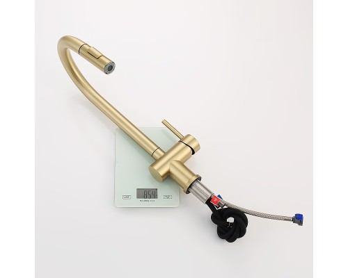 Смеситель для кухни Splenka S204.49.03 Золото матовое