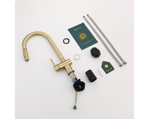 Смеситель для кухни Splenka S204.49.03 Золото матовое