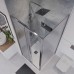Душевой уголок Niagara Nova 110х80 профиль Хром стекло шиншилла