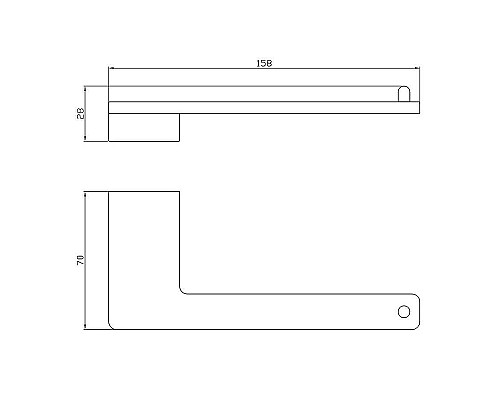 Держатель туалетной бумаги Rav Slezak Nil NLA0401MG Сатин