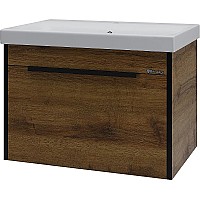 Тумба под раковину Bellezza Бруно 70 4632211190490 подвесная Табакко