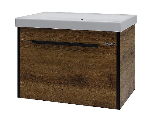 Тумба под раковину Bellezza Бруно 70 4632211190490 подвесная Табакко
