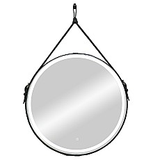 Зеркало Bellezza Жаклин Блэк 80 4616413020014 с подсветкой с сенсорным выключателем