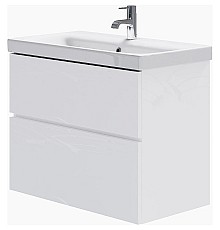 Тумба под раковину Bellezza Жаклин 80 4636413110010 подвесная Белая
