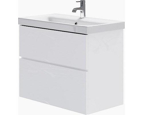 Тумба под раковину Bellezza Жаклин 80 4636413110010 подвесная Белая