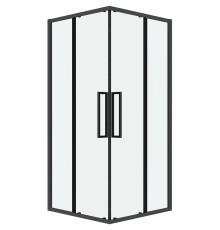 Душевой уголок Grossman Cosmo 100х100 300.K33.02.1010.42.00 профиль Графит сатин стекло прозрачное