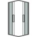 Душевой уголок Grossman Cosmo 100х100 300.K33.02.1010.42.00 профиль Графит сатин стекло прозрачное