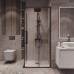 Душевой уголок Grossman Cosmo 100х100 300.K33.02.1010.42.00 профиль Графит сатин стекло прозрачное
