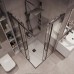 Душевой уголок Grossman Cosmo 100х100 300.K33.02.1010.42.00 профиль Графит сатин стекло прозрачное